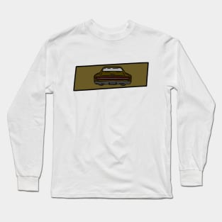 automotive classic cars illustration Long Sleeve T-Shirt